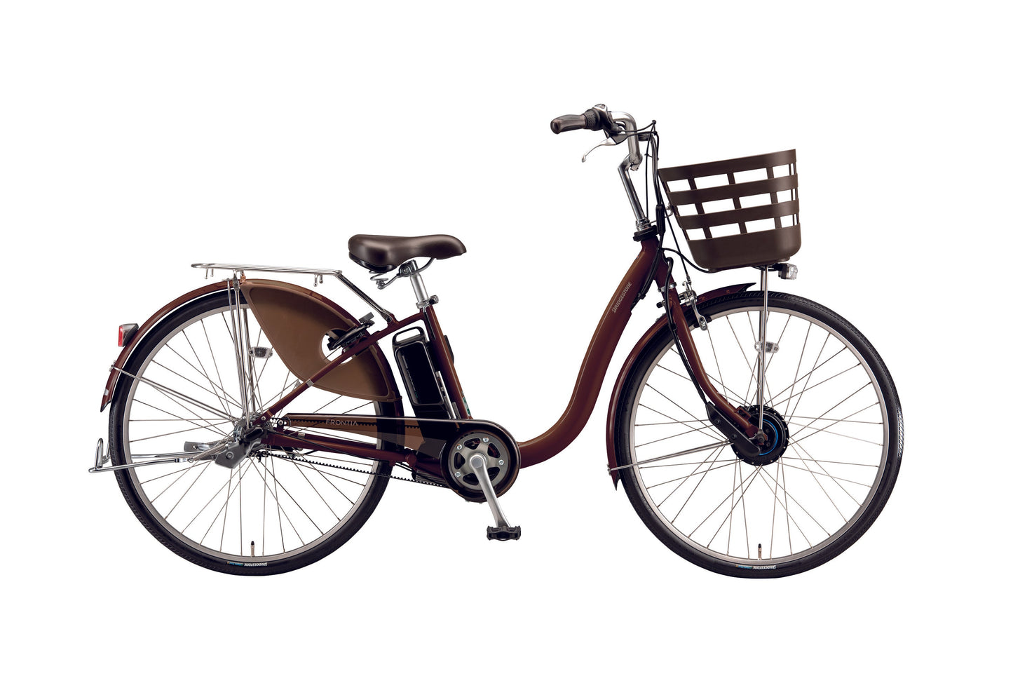 【商品情報】ブリヂストン フロンティアデラックス 電動自転車 26インチ 両輪駆動 またぎやすい乗りやすい